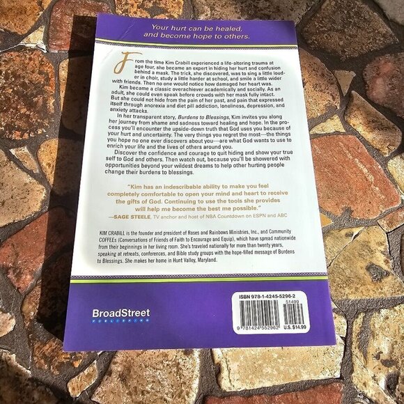 Burdens To Blessings By Kim Crabill, Softcover, Very Good Condition - Picture 2 of 5